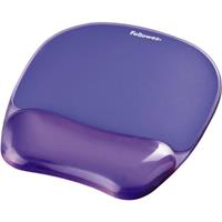 fellowes Crystal Polssteun/muispad Violett