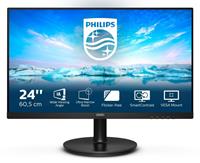 philips V-line 241V8L - LED-monitor - 24" (23.8" zichtbaar) - 1920 x 1080 Full HD (1080p) @ 75 Hz - VA - 250 cd/m² - 3000:1