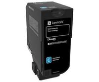 Lexmark cyan - original - tonerpatron - Lasertoner Cyaan