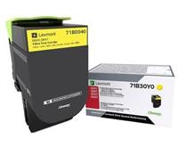 X317 - Geel - origineel - tonercartridge LCCP, LRP - voor Lexmark CS317dn, CX317dn