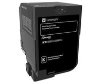 Zwart - origineel - tonercartridge LCCP, LRP, Lexmark Corporate - voor Lexmark CS720de, CS720dte, CS725de, CS725dte, CX725de, CX725dhe, CX725dthe