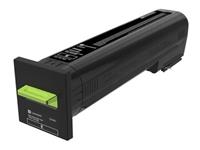 Lexmark sort - original - tonerpatron - Lasertoner Zwart