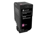 Hoog rendement - magenta - origineel - tonercartridge LCCP, Lexmark Corporate - voor Lexmark CS725de, CS725dte
