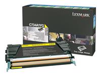 Lexmark - Geel - origineel - tonercartridge LCCP, LRP - voor C734DN, 734dtn, 734dw, 734n, 736dn, 736dtn, 736N; X734de, 736de, 738de, 738dte