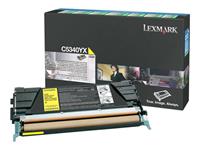 Extra hoog rendement - geel - origineel - tonercartridge LCCP, LRP - voor Lexmark C534dn, C534dtn, C534n