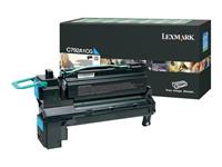 Cyaan - origineel - tonercartridge LCCP, LRP - voor Lexmark C792, X792