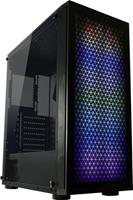 LC Power LC-Power Gaming 800B - Interlayer X. Vormfactor: Midi Tower, Soort: PC, Materiaal: Metaal, Kunststof, Gehard glas. Vermogenstoevoer locatie: Bodem. Voorste ventilators ondersteunende diameter