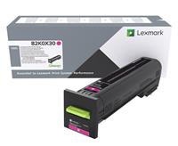 Lexmark Toner CX825 82K0X30 Origineel Magenta 22000 bladzijden