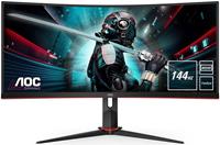 AOC CU34G2X/BK 34" Curved UltraWide Gaming Monitor HDMI, DP, USB