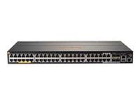 hpenterprise HPE Aruba 2930M 48G POE+ 1-Slot - Switch - L3 - Beheerd - 44 x 10/100/1000 (PoE+) + 4 x Gigabit SFP-combinatie - rack-uitvoering - PoE+ (1440 W)