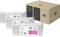 hp 81 - 3 - magenta - origineel - inktcartridge - voor DesignJet 5000, 5000ps, 5000ps uv, 5000uv, 5500, 5500 uv, 5500mfp, 5500ps, 5500ps uv