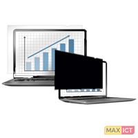 Fellowes PrivaScreen black-out privacy filter. Soort: Randloze privacyfilter voor schermen, Kleur filter: Zwart, Materiaal: Polyethyleen. Filterfuncties display: Antireflectie. Maximumafmetingen scher