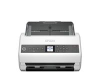 Epson DS-730N. Maximum scanformaat: 215,9 x 6096 mm, Optische scanresolutie: 600 x 600 DPI, Kleurdiepte invoer: 30 Bit. Soort scanner: Paginascanner, Kleur van het product: Zwart, Grijs. Type beeldsen