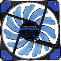 Rasurbo Fan 120 PC-ventilator Blauw (b x h x d) 120 x 120 x 25 mm Incl. LED-verlichting