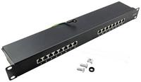 LogiLink NP0057 16 poorten Patchpaneel 483 mm (19) CAT 6 1 HE