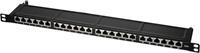 LogiLink NP0047 24 Port Patch-Panel CAT 6 0.5 HE