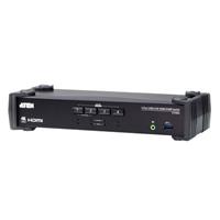 aten 4-Port USB 3.0 4K HDMI KVMP Switch.