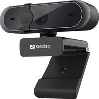 Sandberg USB Webcam Pro. Megapixels: 2 MP, Maximale videoresolutie: 1920 x 1080 Pixels, Maximale beeldsnelheid: 30 fps. Interface: USB 2.0, Kleur van het product: Zwart, Montagewijze: Clip. Ondersteun