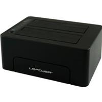 lcpower LC-Power LC-DOCK-C basisstation voor opslagstations USB 3.1 (3.1 Gen 2) Type-C Zwart