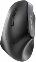 cherry Mouse MW 4500 Links - Ergonomische muis USB - voor linkshandigen - zwart/grijs