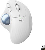 Logitech ERGO M575 - Trackball - 2.4 GHz, Bluetooth 5.0 LE - Off White