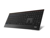 Rapoo E9500M Multi-Mode-Tastatur Kabellos, ultraflach, Schwarz