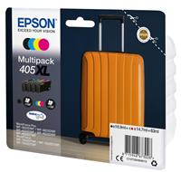 Epson 405XL. Soort: Origineel, Inkttype: Inkt op pigmentbasis, Printkleuren: Zwart, Cyaan, Magenta, Geel