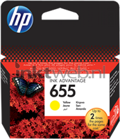 HP 655 (CZ112AE) Inktcartridge Geel