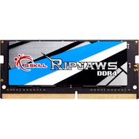 G.Skill Ripjaws F4-2666C19S-32GRS. Component voor: Notebook, Intern geheugen: 32 GB, Geheugenlayout (modules x formaat): 1 x 32 GB, Intern geheugentype: DDR4, Kloksnelheid geheugen: 2666 MHz, Geheugen