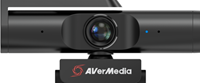 avermedia Live Streamer CAM 513 - Webcam - 4K - 8 MP - 1/2.8" F Lens - zwart