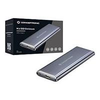 Conceptronic HDE01G behuizing voor opslagstations M.2 SSD enclosure Grijs