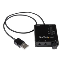 StarTech.com USB Audio Adapter - Externe USB Soundkarte mit SPDIF Digital Audio mit 2x 3,5mm Klinke