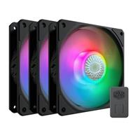 Cooler Master SickleFlow 120 ARGB 3in1: SickleFlow 120 ARGB 3in1 - Case ventilator - 120mm - Zwart met RGB-licht - 27 dBA