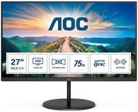 aoc U27V4EA - LED-Monitor - 27' IPS - 3840 x 2160 4k - 75 Hz - 4 ms 350 cd/m² - 1000:1