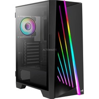 AeroCool Geh AeroCool Midi Mirage (Black/Win/RGB)mi.ATX/ATX/ITX