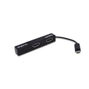 Approx USB 2.0 4 Port Hub for Tablets Black