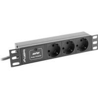 Lanberg PDU-03F-0200-BK energiedistributie 3 AC-uitgang(en) 1U Zwart
