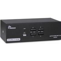 Inter Tech Inter-Tech AS-42HA HDMI KVM-switch Zwart