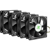 Inter-Tech IPC Fan Set 80mm, Gehäuselüfter