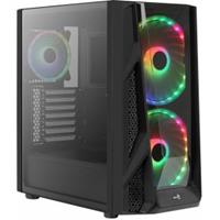 AeroCool NightHawk Duo ARGB bk ATX - Case - Tower - Zwart