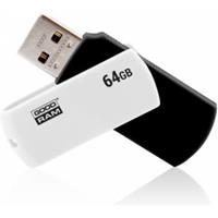 UCO2 64GB USB 2.0 Typ A Schwarz, Farbe White USB-Flash-Laufwerk - USB-Flash-Laufwerk (64GB, USB 2.0, Typ A, 20MB/s, Rotate, Schwarz, Weiß) - Goodram