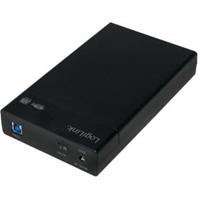 LogiLink 3,5,  SATA Festplatten-Gehäuse, USB 3.0, schwarz