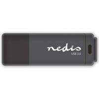 Nedis USB 3.0-stick | 128GB | 80 Mbps lezen / 10 Mbps schrijven | Zwart