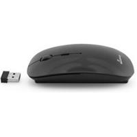 MediaRange MROS215 - mouse - 2.4 GHz - glossy black - Maus (Schwarz)