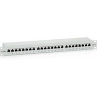 Equip Patch Panel 19 Cat.6-/Class E 24-Port, 1 U, light-grey