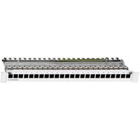 Rutenbeck 239101000 19Z PP-UM-Cat.6A iso-24/1 lg - 24 x RJ-45, UM-Cat.6A, IP21, Zinkdruckguss