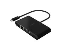 Belkin USB-C auf Gigabit-Ethern. HDMI/VGA/USB-A-Adapter, 100W PD