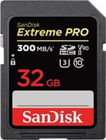 SanDisk Extreme Pro - Flash-Speicherkarte - 32 GB - SDHC UHS-II