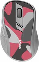 Rapoo M500 camouflage/rood draadloze multi-mode-muis