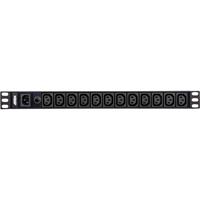 ATEN PE0112G-AT-G 19 inch Stekkerdoos voor patchkast Zwart